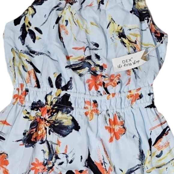 NWT Dex Halter Floral Keyhole Back Dress Small - Picture 3 of 7